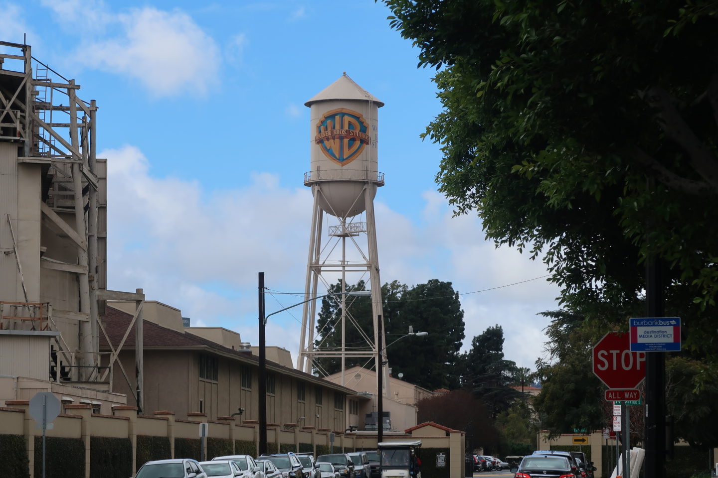Warner Bros Studio Tour Hollywood. Water tank