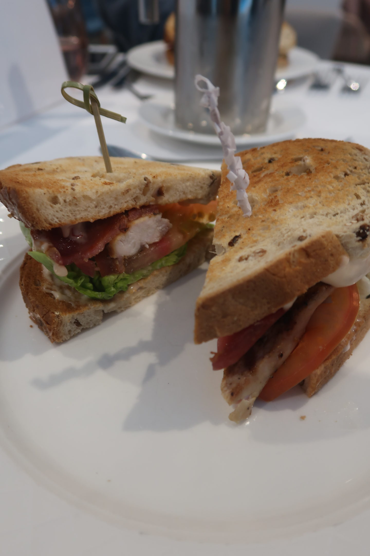 club sandwich at solent hotel and spa